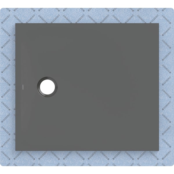Geberit CleanFloor30 Duschfläche 90 x 80 cm integriert, mit Dichtvlies, graphit matt