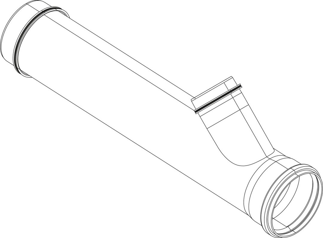 BOSCH Ersatzteil TTNR: 8732919907 Abgassammler Kaskade DN160/DN110 everp