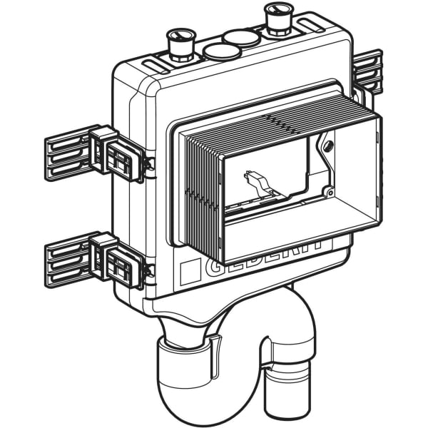 Geberit HS10 Hygienesp. mit 2 Wasseranschl. o. Steuereinh., 24V, d:50mm
