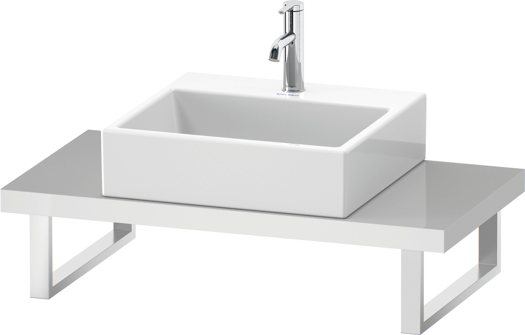 Duravit Konsole variabel DuraStyle Compact 1 Ausschn.,45xvarx480,Betongrau Matt