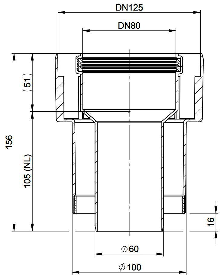 MHG Erweiterung D60/100-DN80/125 ATEC