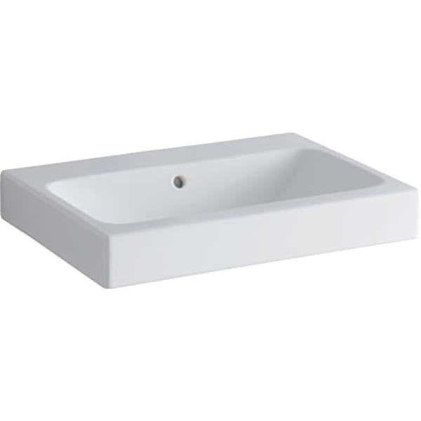 Geberit iCon Waschtisch, 60x48,5cm o. Hl., m. Ül., weiß, KeraTect