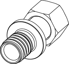 TECEflex Verschraubung, flachdichtend Dim. 32 x 1 1/4", Siliziumbronze