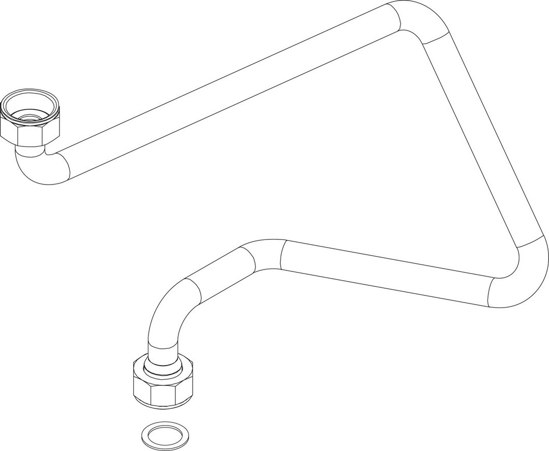 BOSCH Ersatzteil TTNR: 8737709153 Rohr Gas CHG