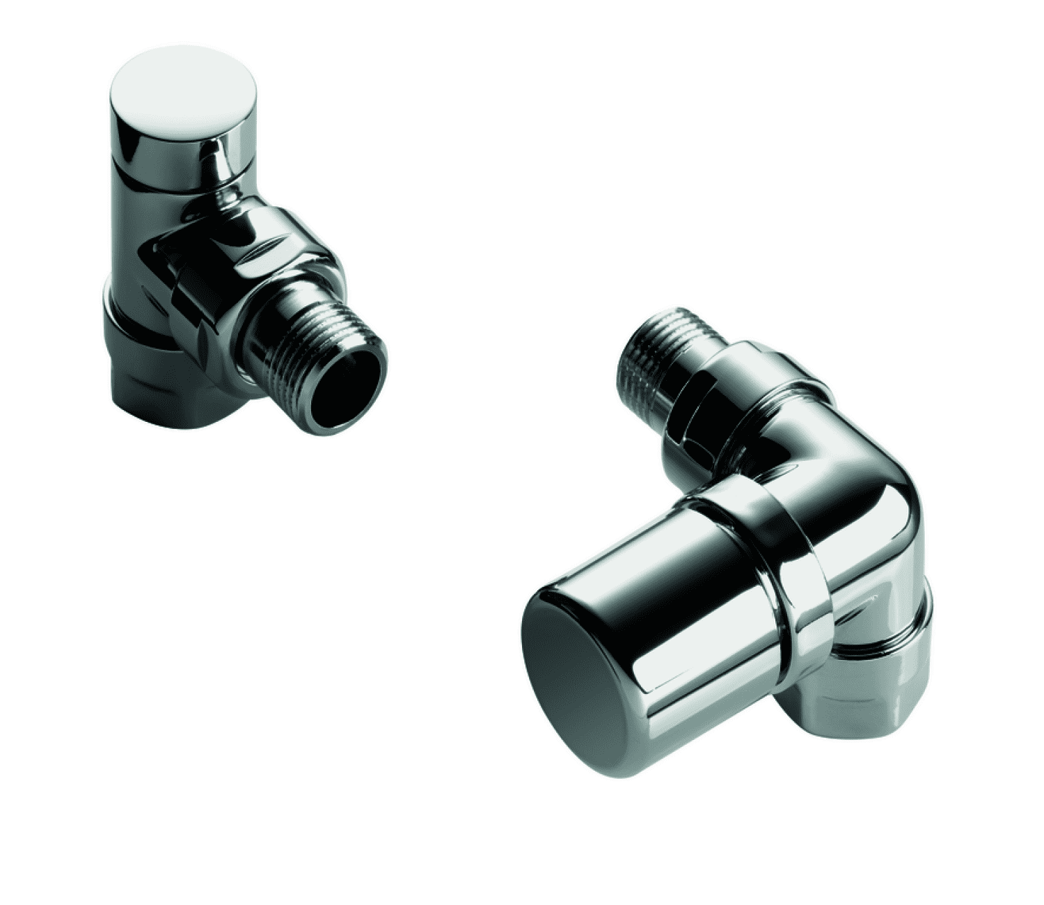 ZE Zubehör Ventilkörper Set G M30x1,5, Winkeleckform rechts, chrom