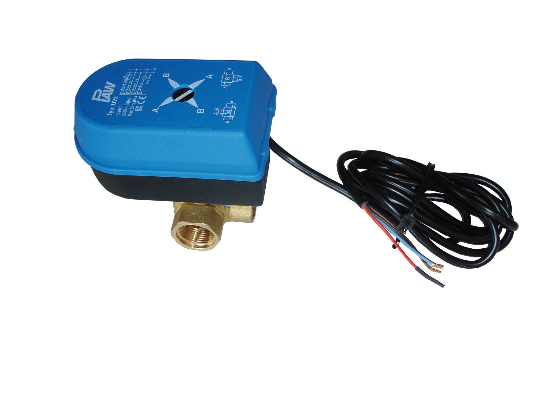 Remeha Dreiwege-Umschaltventil EC164, DN 20, mit Stellmotor