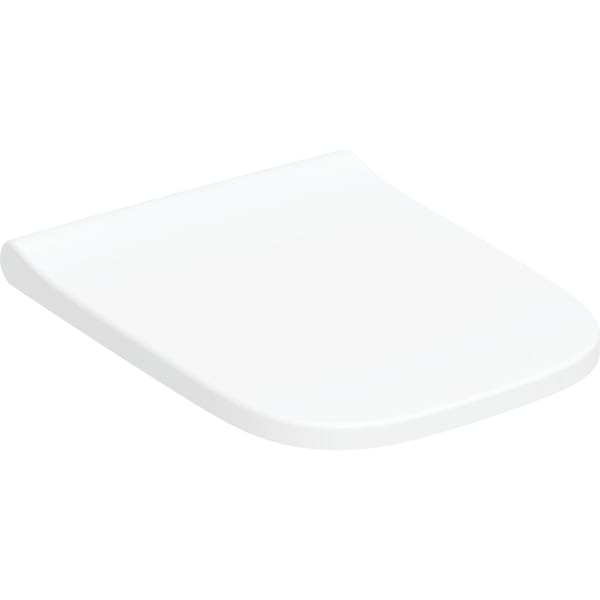 Geberit iCon WC-Sitz eckiges Design m. Absenkautomatik, Quick Release, weiß