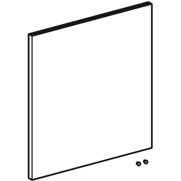 Geberit Tür für iCon Unterschrank, A: links für HWB B:38cm, weiß matt