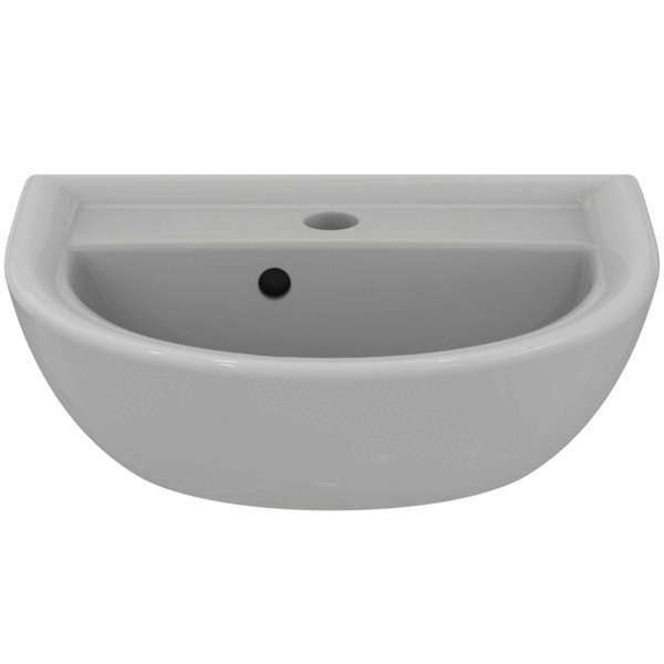 IS Handwaschbecken Eurovit, 1 Hl., m.Ül., 450x350x155mm, Weiß
