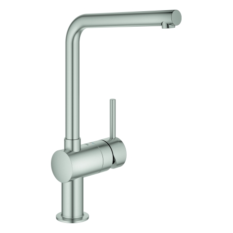 GROHE Einhand-Spültischbatterie Minta 31375 L-Auslauf supersteel