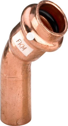 Viega Bogen 45 Grad mit SC Profipress S 4526.1 in 12mm Kupfer