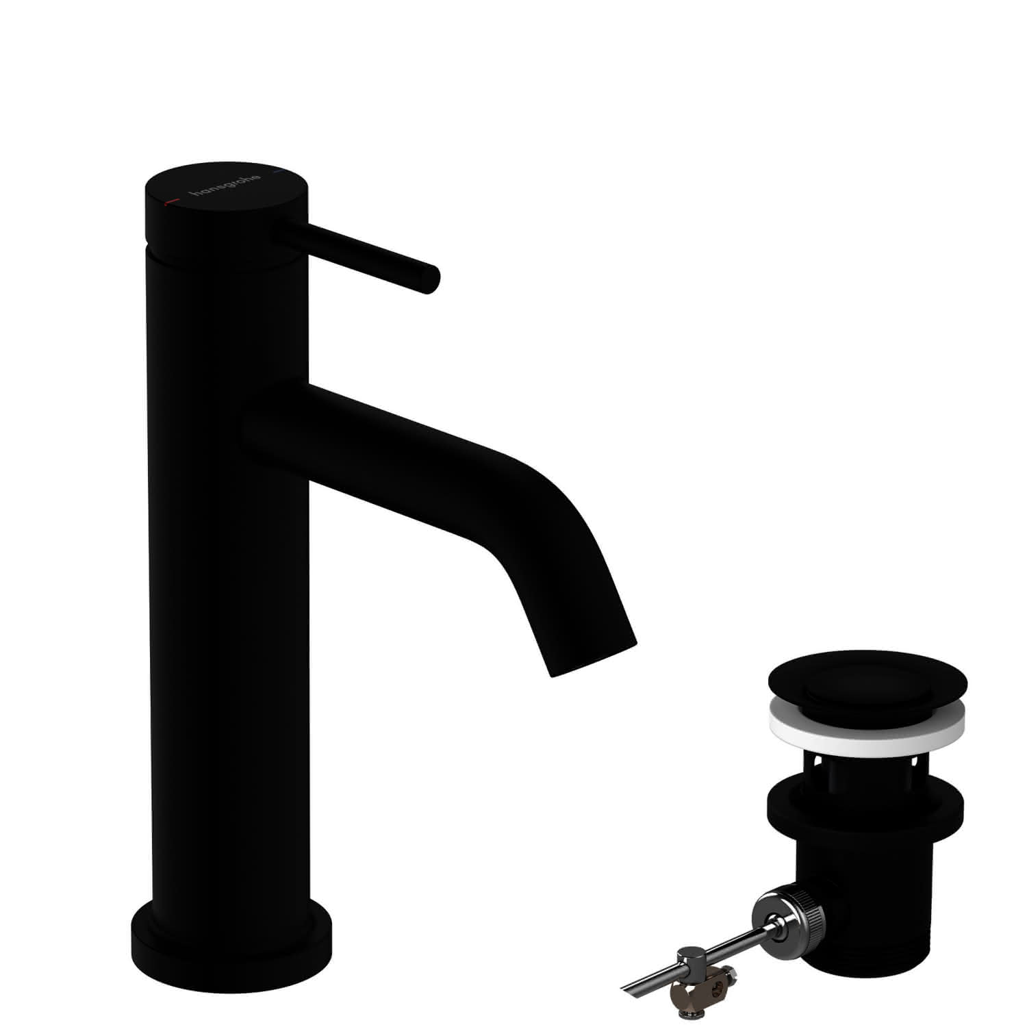 Hansgrohe WTM 110 Tecturis S mit Zugstangen-Ablaufgarnitur MSW