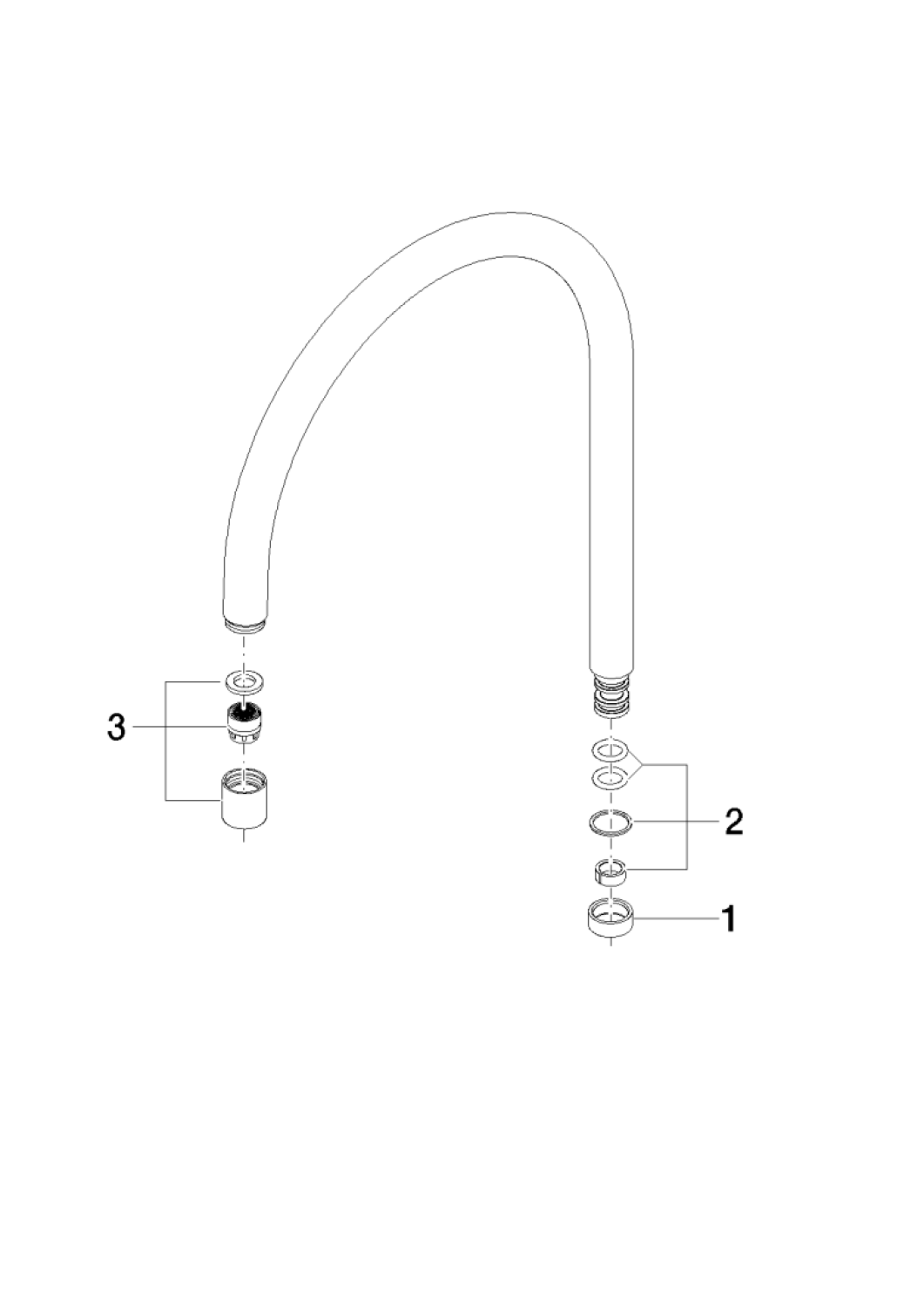 DO Auslauf ERSATZTEILE 90282204902 319 x 260 x 25 mm, 7 l/min. Chrom