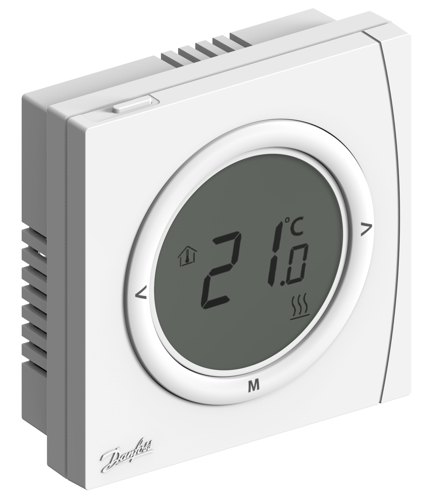 Danfoss Digit. Raumthermostat RET2001MV2 230Vac, LCD, 5-30C, pot.fr. Ausg.