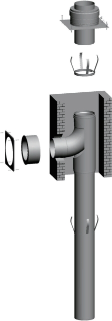 Wolf Schachtbausatz DN315 DN315 im Schacht, Abdeckung PP Wolf Schachtbausatz DN315 DN315 im Schacht, Abdeckung PP