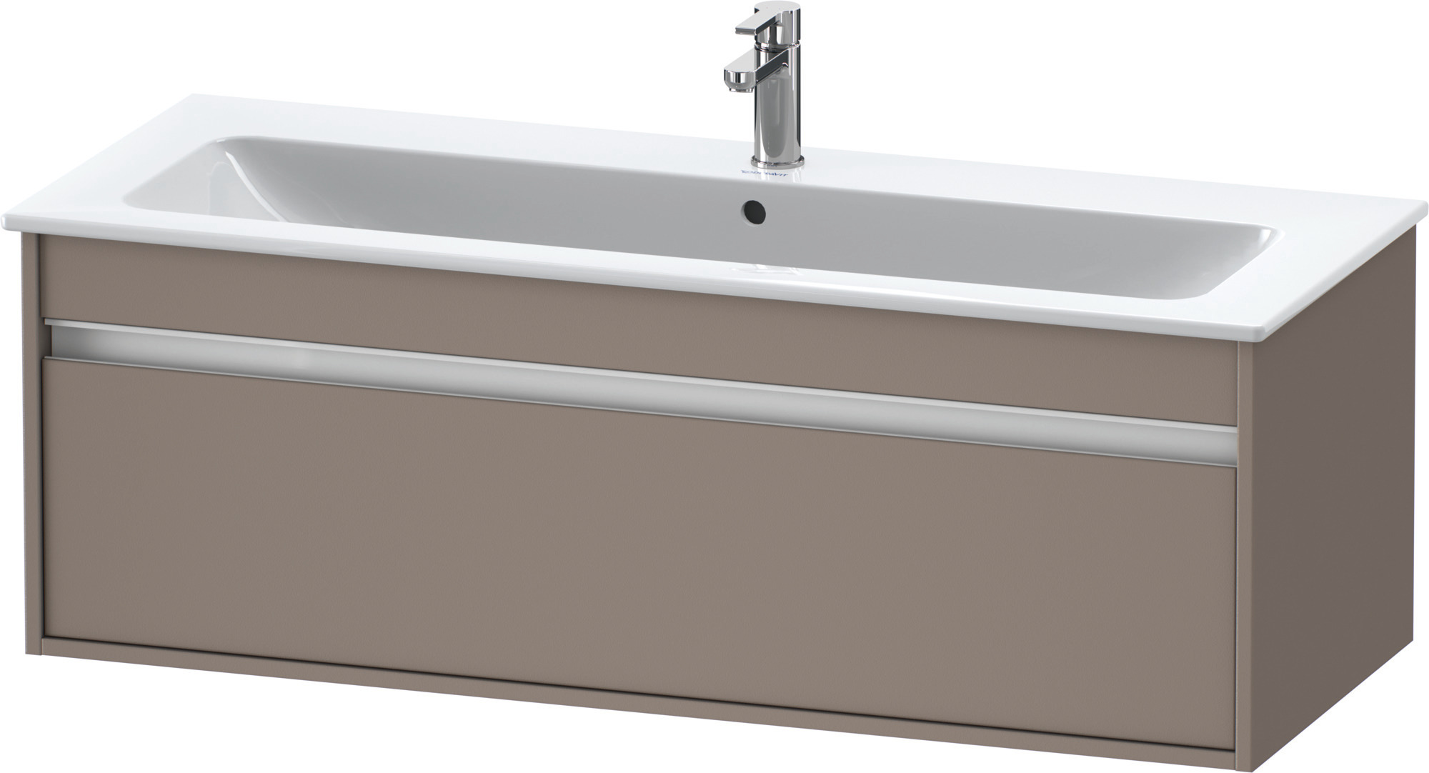 Duravit WTU Ketho f. ME by Starck, 1 Auszug 410x1200x475mm, Basalt Matt