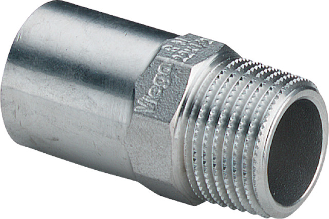 Viega Einsteckstück Sanpress Inox 2311.1 in 28mm x R1 Edelstahl Viega Einsteckstück Sanpress Inox 2311.1 in 28mm x R1 Edelstahl