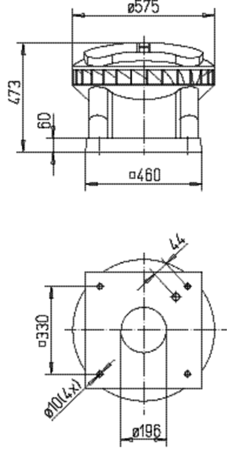 Helios DV EC 200 ECO Dachventilator EC regelbar