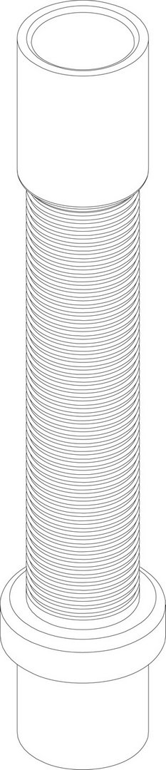 BOSCH Ersatzteil TTNR: 87186418790 Schlauch l = 315 mm