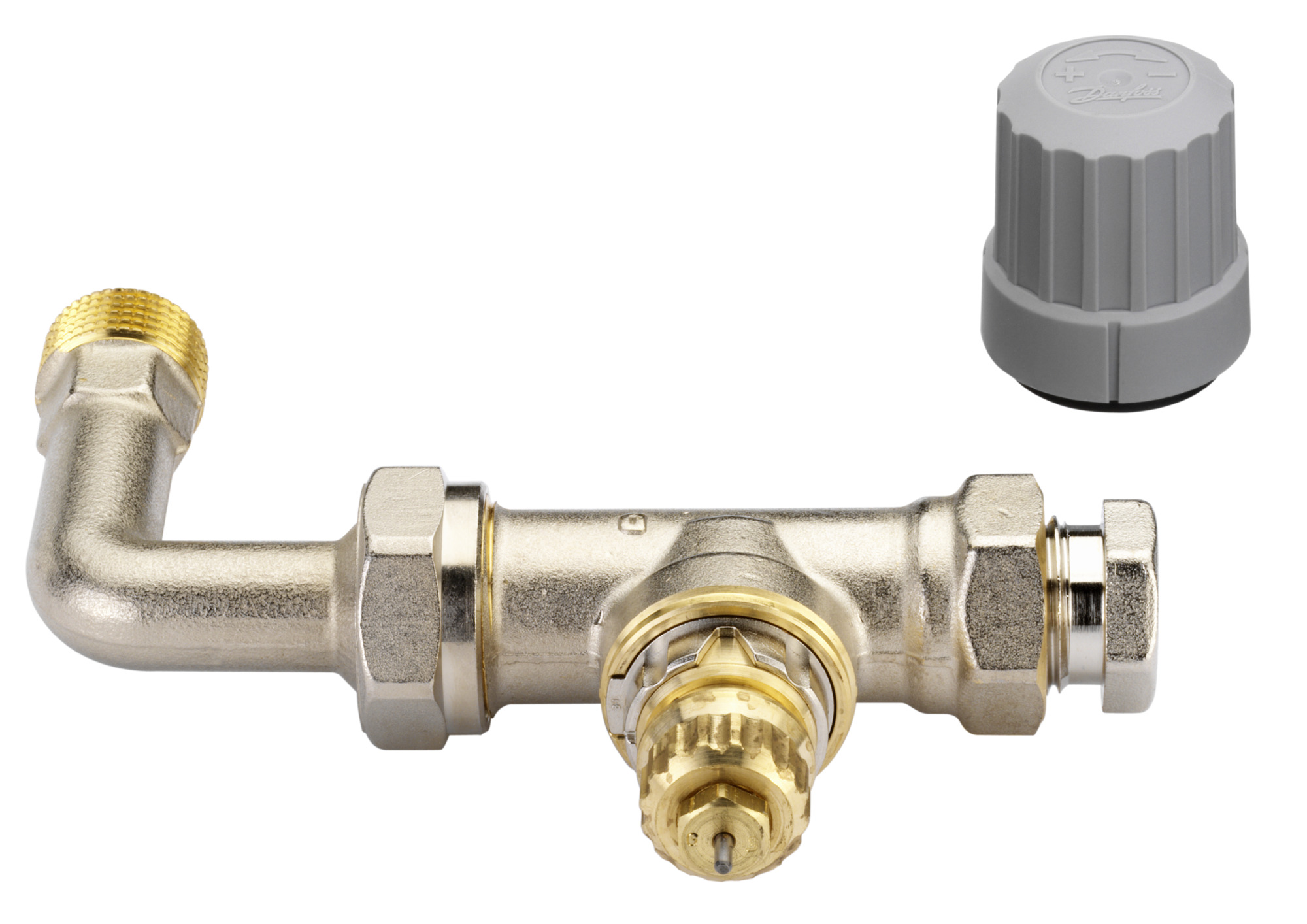 Danfoss Ventilgehäuse RA-KE Durchgang mit Bogen, R 1/2