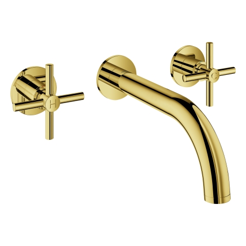 GROHE 3-Loch-WT-Batterie Atrio 20661 FMS Kreuz-Griff cool sunrise