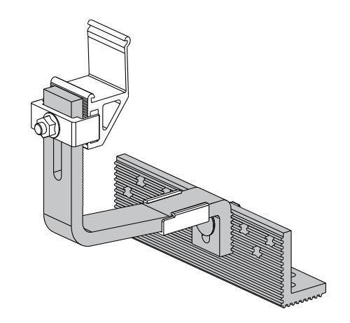 Remeha Aluminium-Sparrendachanker 6 Stück, für Falzziegel