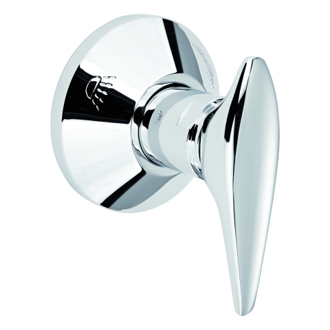 GROHE Umstellhebel 45064 mit Rosette für Umstellung 29700 chrom
