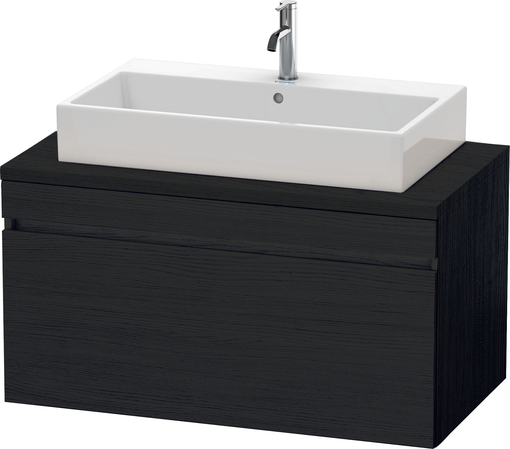Duravit WTU DuraStyle f. Konsole 512x1000x548 1 Auszug, Eiche Schwarz