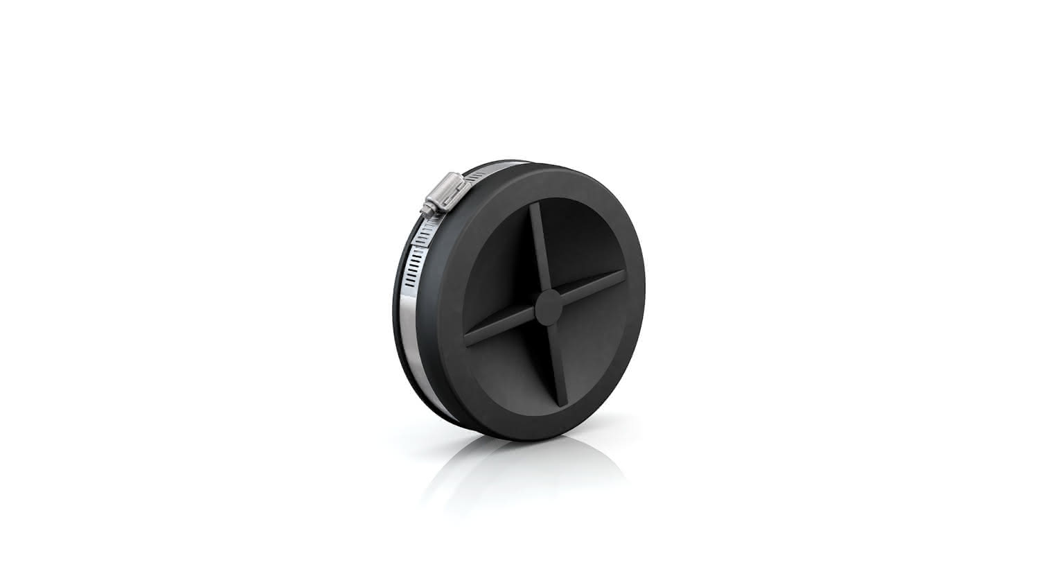 CR Endkappe CEC 068 (58-68mm), 0,6 bar, L: 40mm, EPDM / V2A