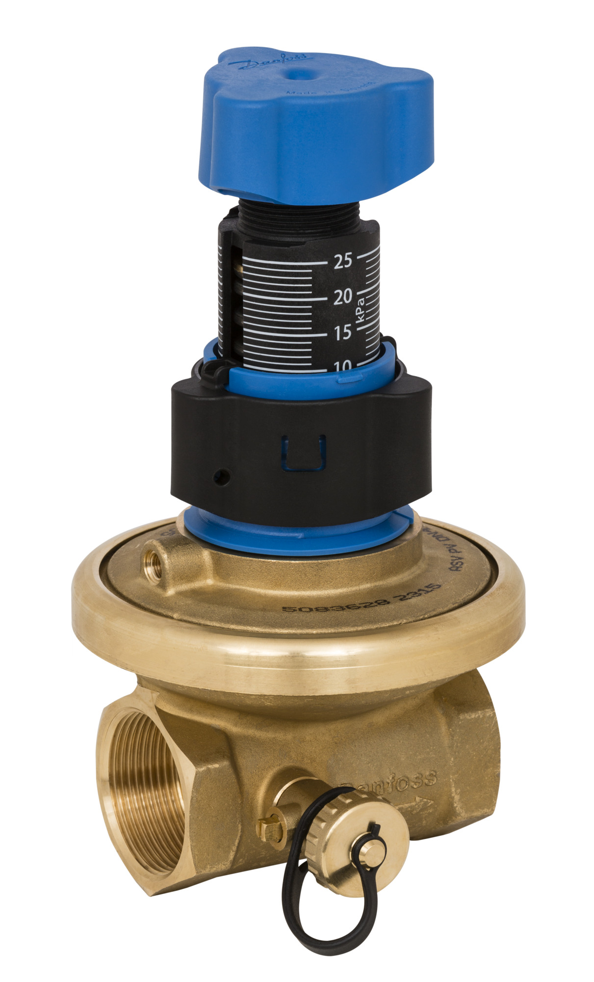 Danfoss Strangdifferenzdr.regl. ASV-PV50 Einstellskala, Rp 2, Sollw,0,05-0,25bar