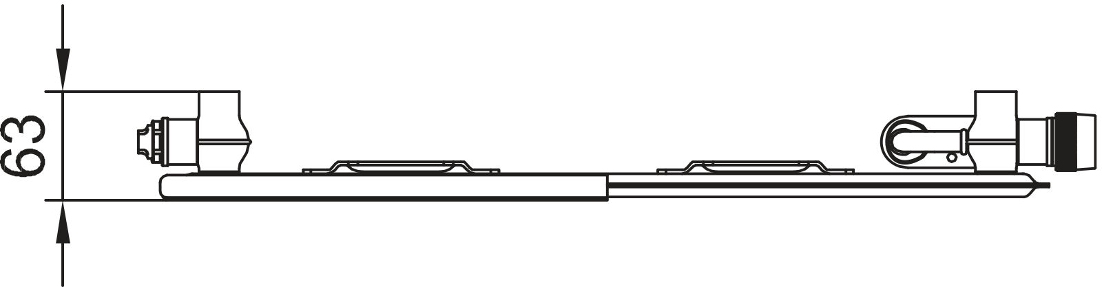 Kermi Plan-V Hyg T10 505x63x905 QN405, RAL9016, 10bar, Vent.li, o.Abd,BK
