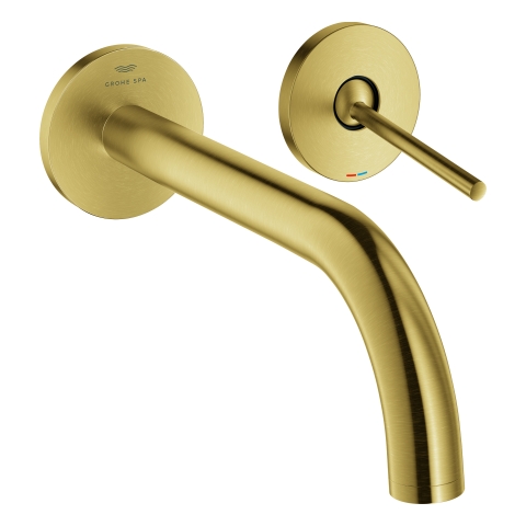 GROHE 2-L-WT-Wandbatterie Atrio 29406 FMS Ausladung 221mm cool sunrise geb.
