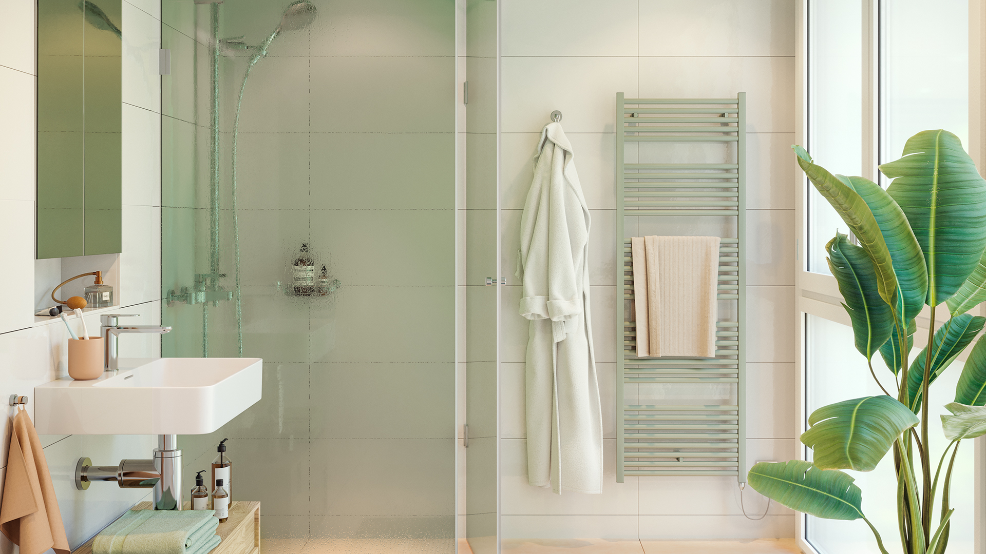 ZE Design-HK Zeno, elektrisch IHE ZNZSS170045EAZD 1738x30x450 RAL 9016