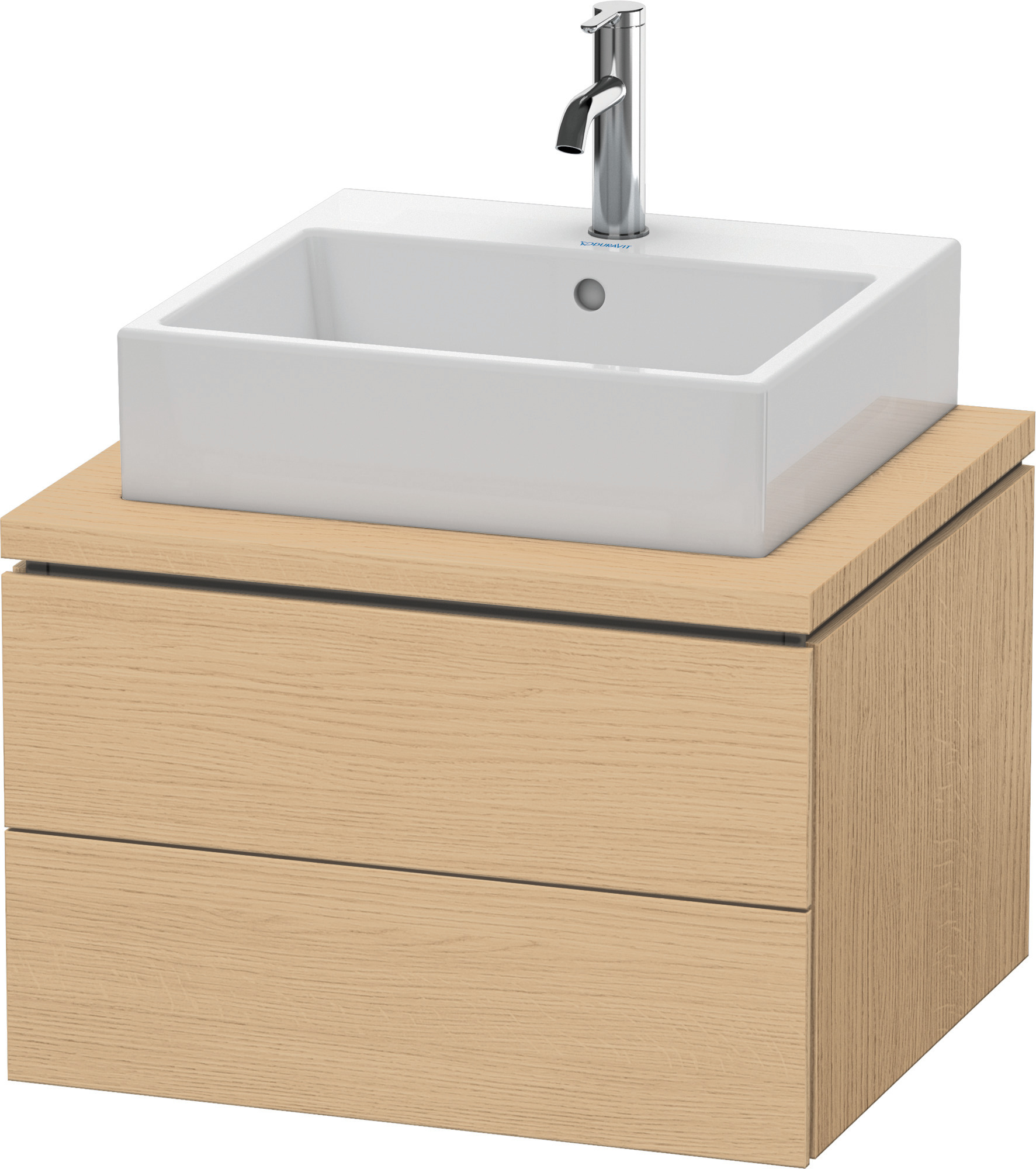 Duravit WTU für Konsole L-Cube 400x620x547mm 2 Schubkästen, Eiche Natur