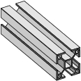 Wolf Montageschienen Aluplus 1 er Set, quer