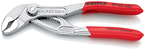 Wasserpumpenzange Cobra® L.125mm Spann-W.27mm verchr.Ku.-Überzug KNIPEX Wasserpumpenzange Cobra® L.125mm Spann-W.27mm verchr.Ku.-Überzug KNIPEX