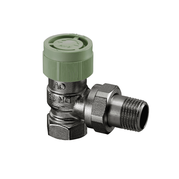 OVENTROP-Thermostatventil "RFV 9" DN10, R 3/8 AG, PN10, Eck