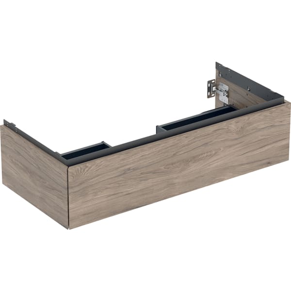 Geberit ONE Unterschrank für WT/-Platte 1 Schubl., 103,6x26,6x47cm,Nussb.hickory