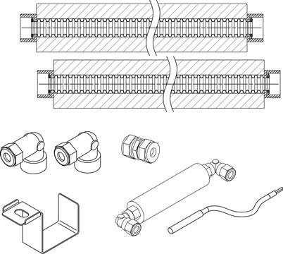 Remeha Kollektorfeld-Anschlussset für RemaSol D230 SLIM Remeha Kollektorfeld-Anschlussset für RemaSol D230 SLIM