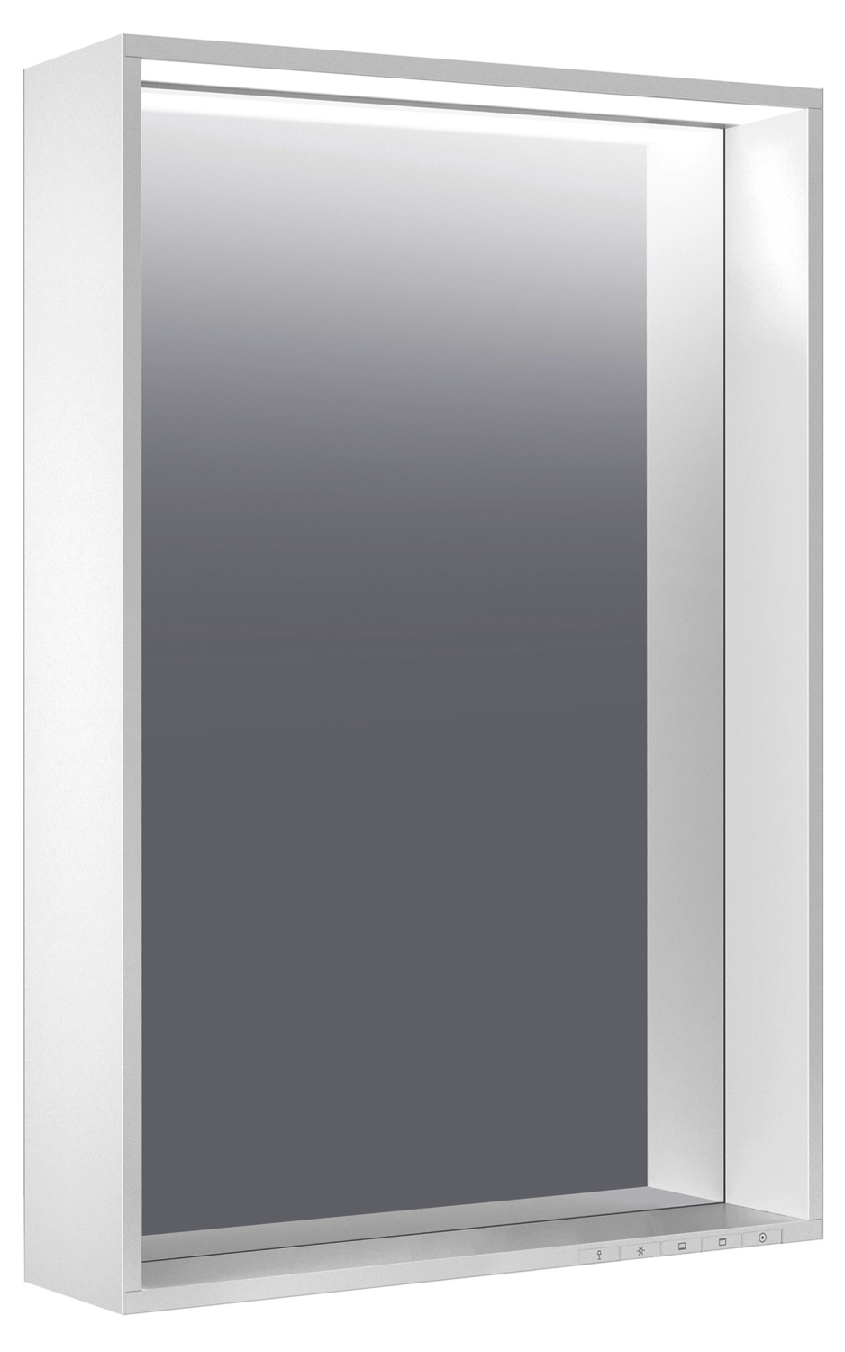 KEUCO Lichtspiegel X-Line 33297, inox, 460x850x105mm