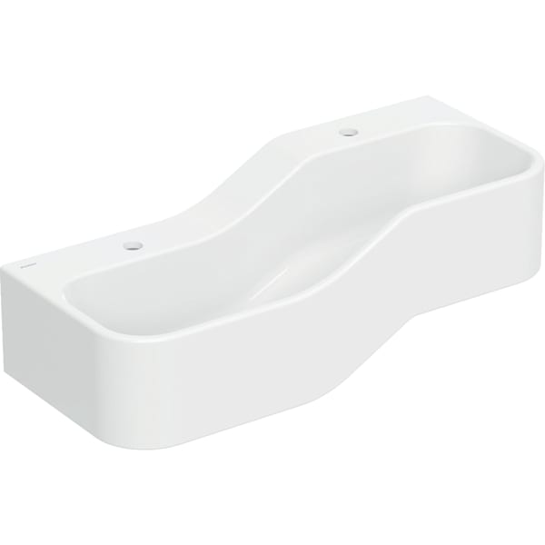 Geberit Bambini Spiel-/Waschlandschaft B:90cm 2 Waschpl., tieferes B li, 2 Hl., weiß Geberit Bambini Spiel-/Waschlandschaft B:90cm 2 Waschpl., tieferes B li, 2 Hl., weiß