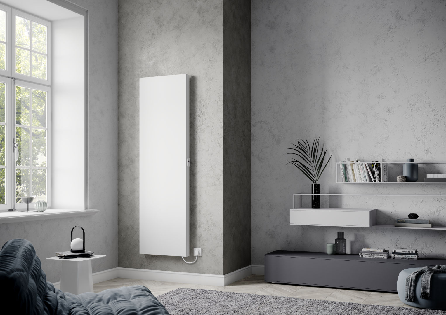Kermi E-Panel Plan Hyg T10 1800x74x400 max.P 1000, RAL9016, SK2, li, m.Stecker
