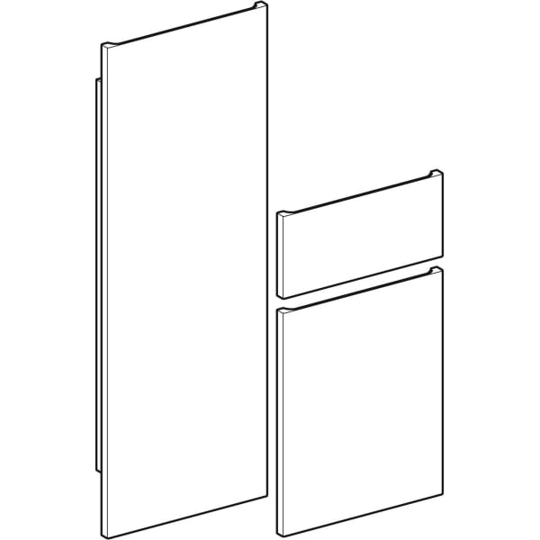Geberit Set Fronten für Hochschrank Renova Plan, Eiche
