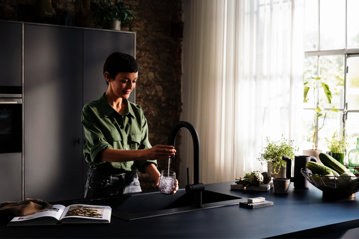 Hansgrohe SodaSystem 210 Aqittura M91 Ausziehauslauf 1j sBox Starter Set MSW