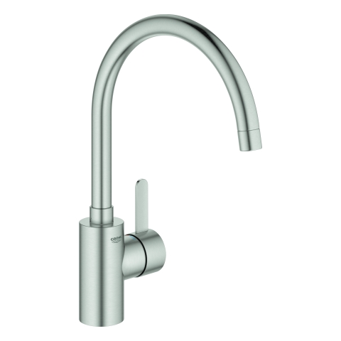 GROHE EH-SPT-Batt. Eurosmart C 32843_2 hoher Auslauf supersteel