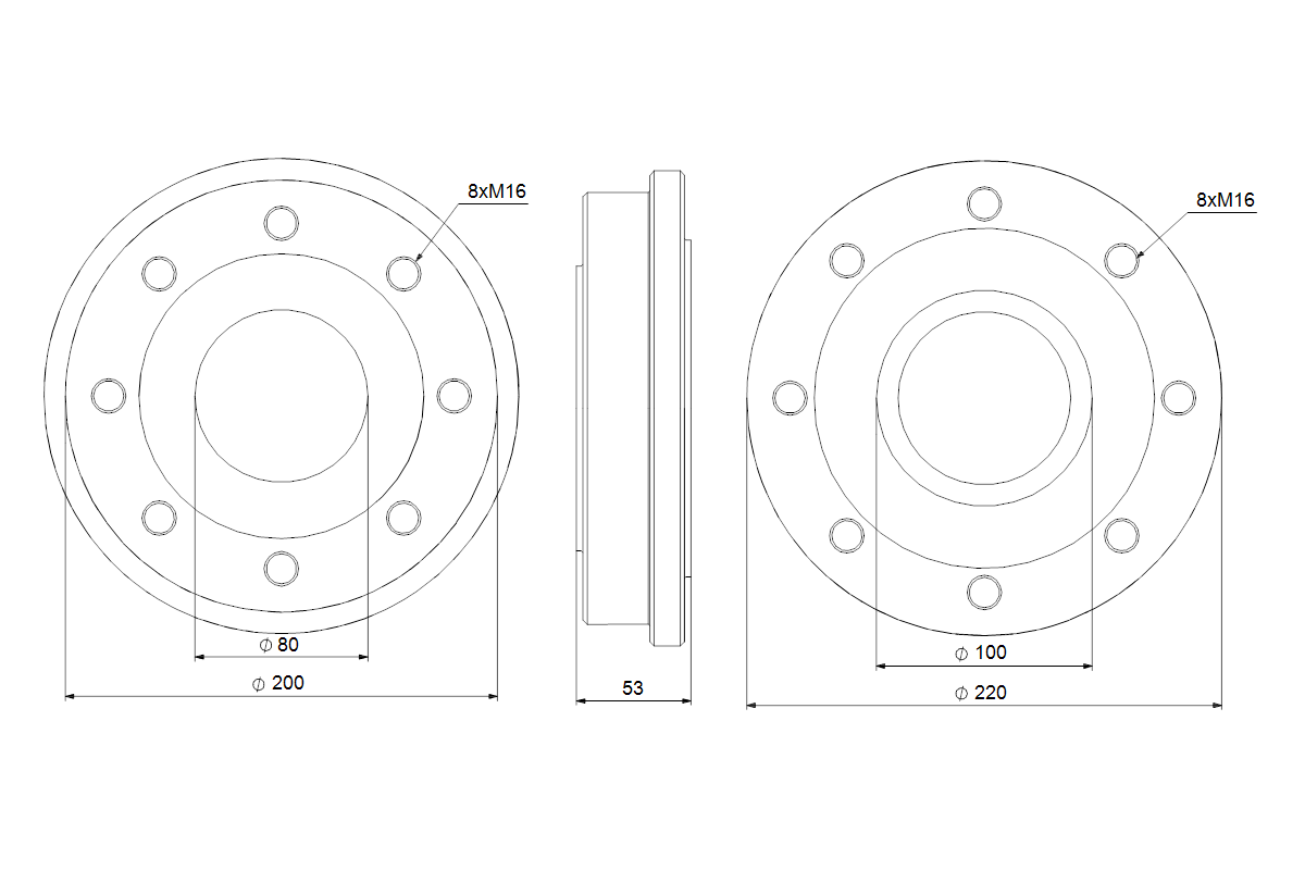 GRUNDFOS Zubehör für Umwälzpumpen Adapter/Ausgleichsatz DN100>DN80 L110mm