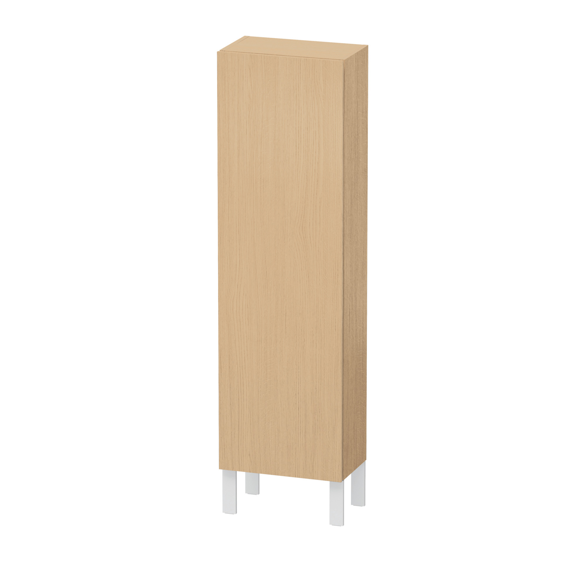 Duravit Halbhochschrank L-Cube 243x400x1320mm 1 Tür, TA re., Eiche Natur
