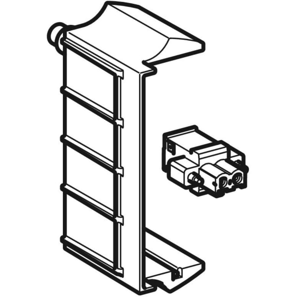 Geberit Anschlussklemme mit Abdeckung Geberit Anschlussklemme mit Abdeckung