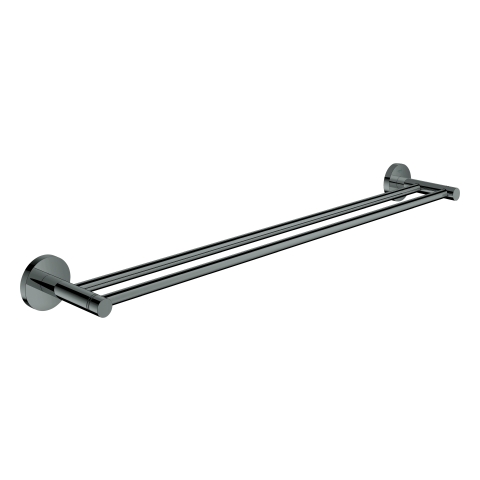 GROHE Doppel-Badetuchhalter Essentials 40802_1 654mm hard graphite