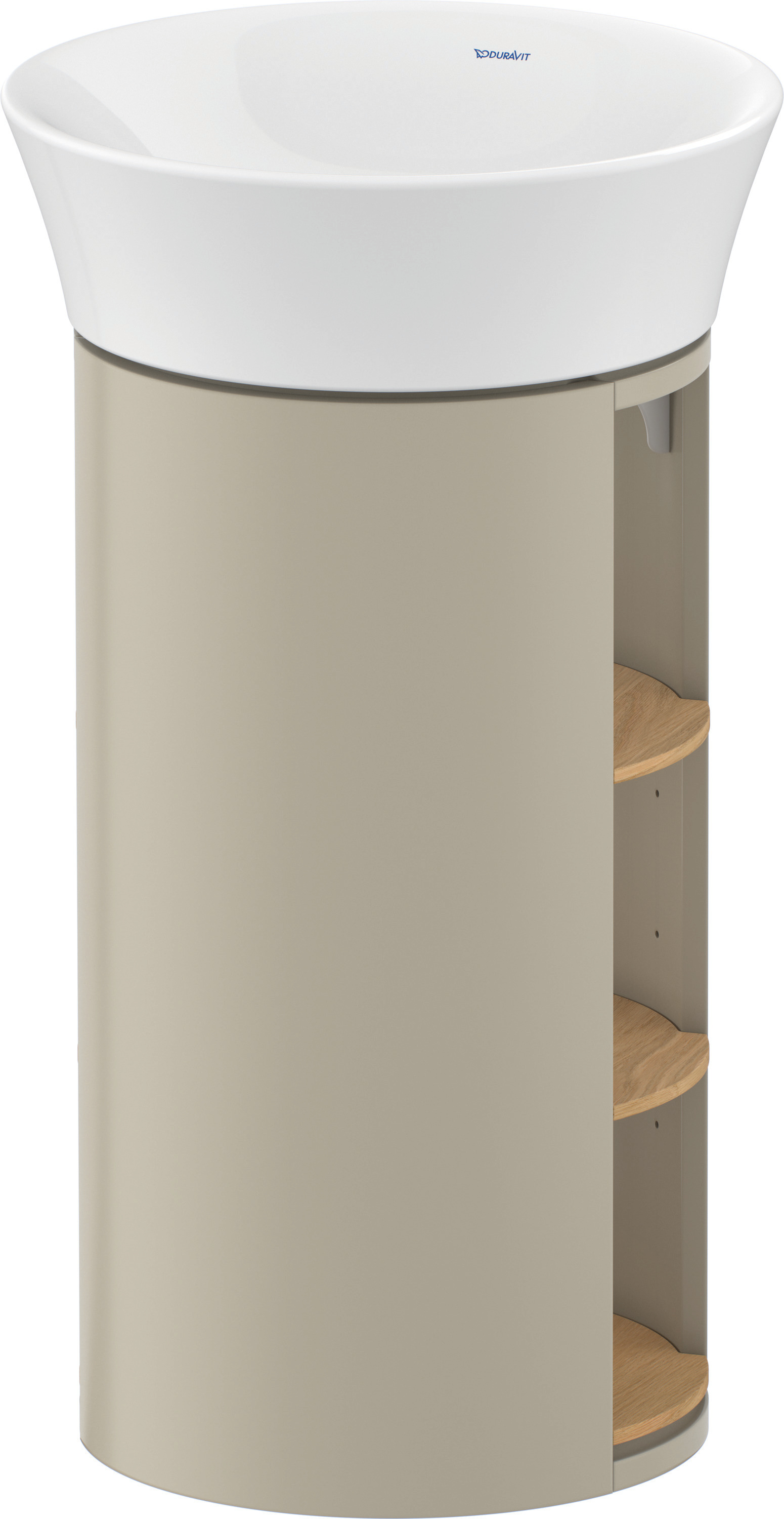 Duravit WTU White Tulip bodenst. 751x350x410mm, Eiche N.M./Taupe Sdm